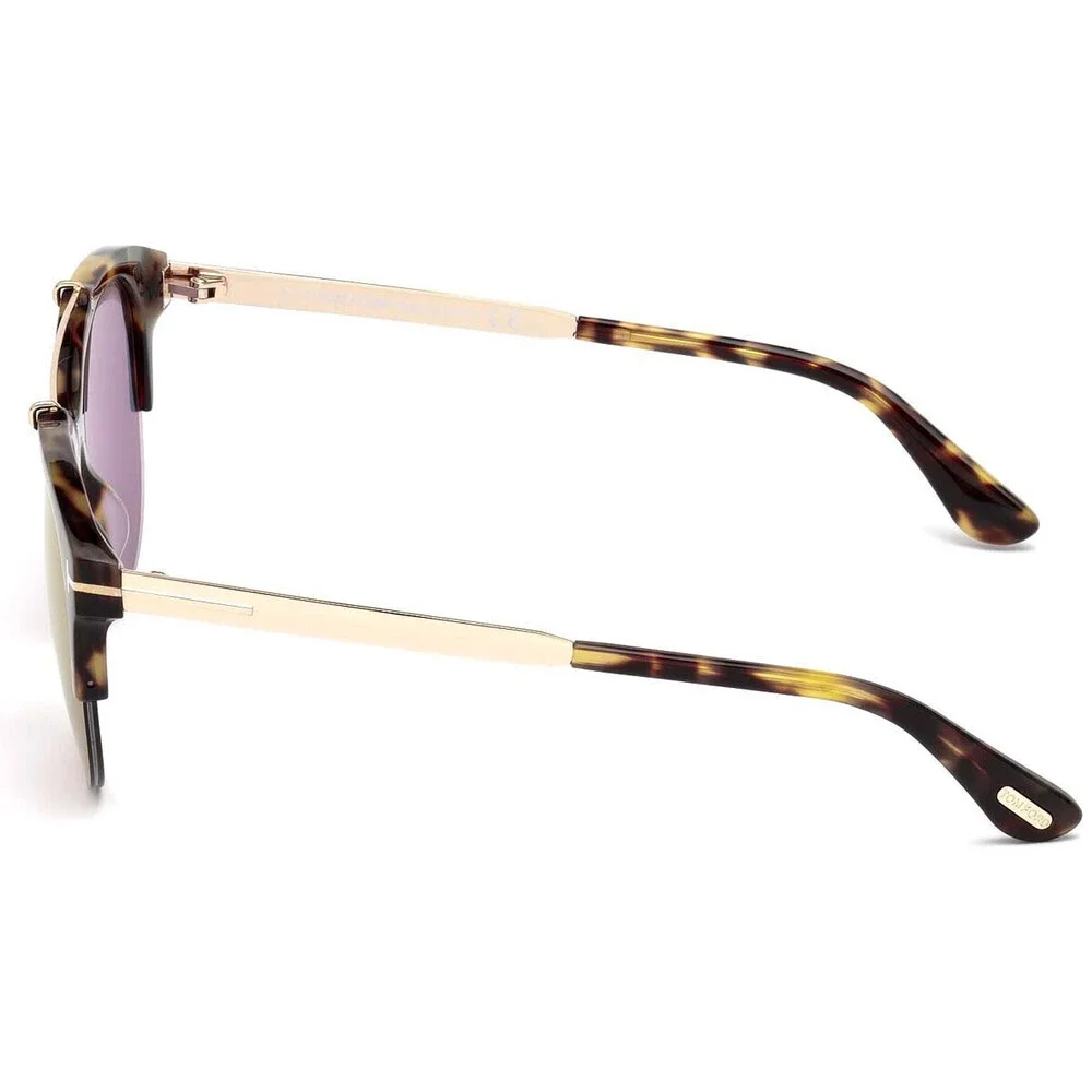 NWT Tom Ford FT0517 Havana Round 55mm Sunglasses